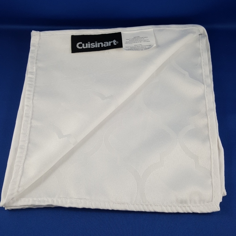Cuisinart Napkin Set of 8 Jacquard Moroccan Fabric